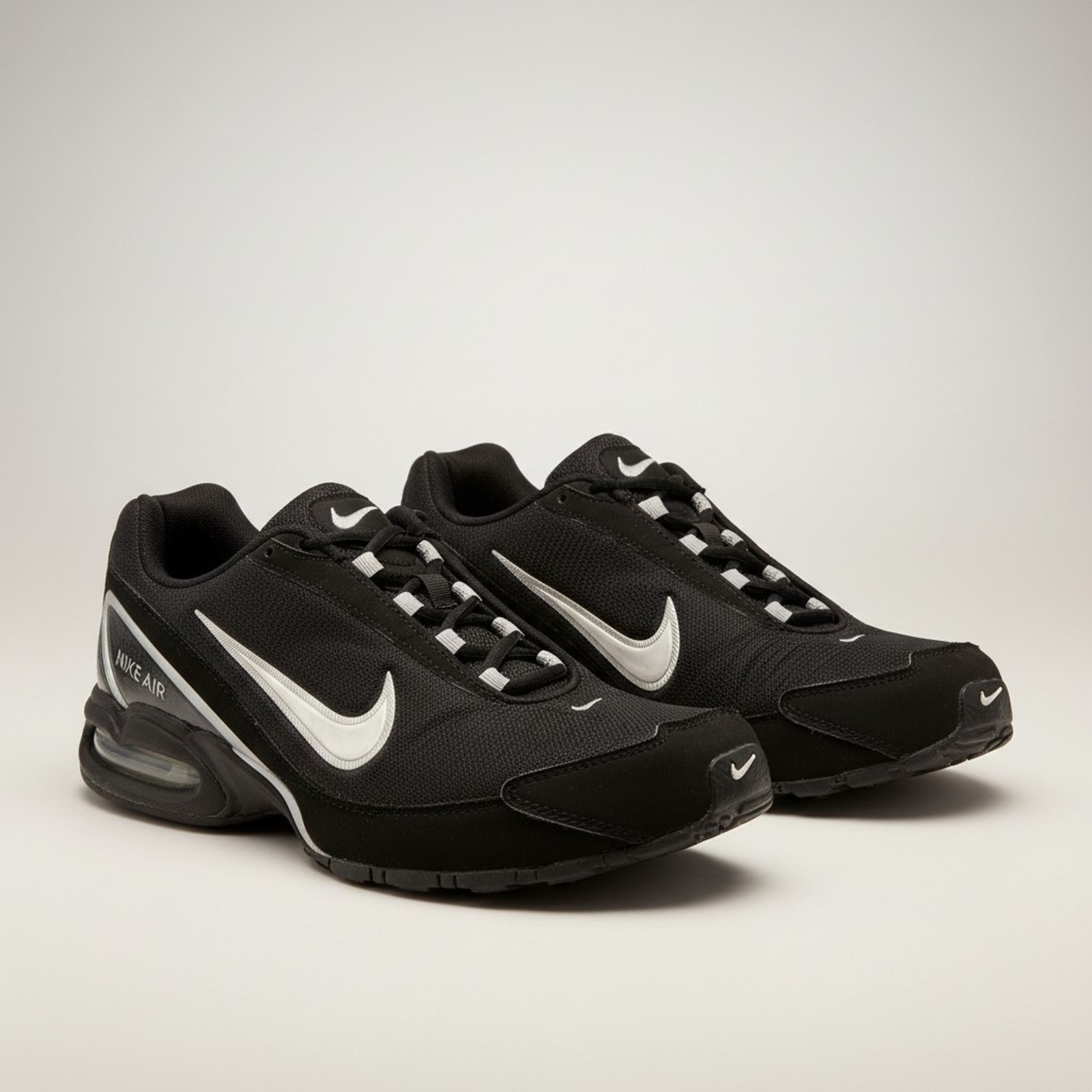 Nike Air Max Torch 3 Mens 115 Black Silver Running Shoes